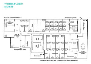 Westland Center 8,458-SF Floor Plan