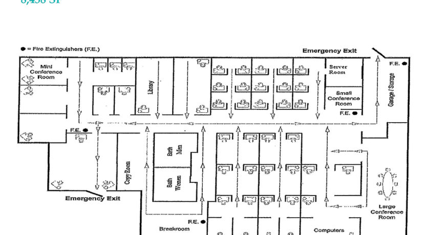 Westland Center 8,458-SF Floor Plan